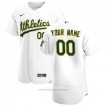 Maglia Baseball Uomo Oakland Athletics Personalizzate Autentico Home Bianco