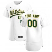 Maglia Baseball Uomo Oakland Athletics Personalizzate Autentico Home Bianco