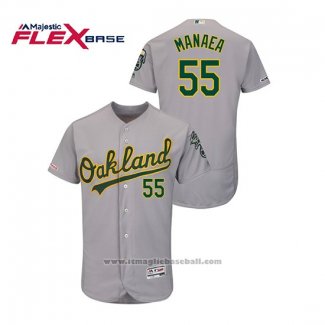 Maglia Baseball Uomo Oakland Athletics Sean Manaea 150 Anniversario Autentico Flex Base Grigio