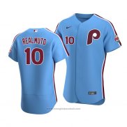 Maglia Baseball Uomo Philadelphia Phillies J.t. Realmuto Autentico Alternato 2020 Blu
