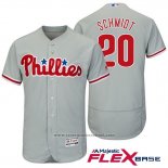 Maglia Baseball Uomo Philadelphia Phillies Mike Schmidt Autentico Collection Grigio Flex Base Giocatore