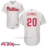 Maglia Baseball Uomo Philadelphia Phillies Mike Schmidt Bianco Flex Base