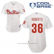 Maglia Baseball Uomo Philadelphia Phillies Robin Roberts 36 Bianco Home Cool Base