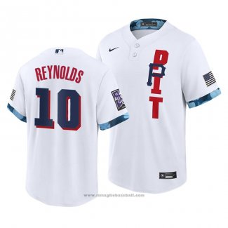 Maglia Baseball Uomo Pittsburgh Pirates Bryan Reynolds 2021 All Star Replica Bianco