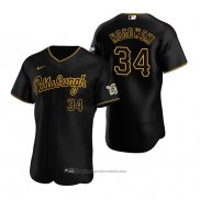 Maglia Baseball Uomo Pittsburgh Pirates John Nogowski Alternato Nero Autentico