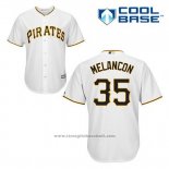Maglia Baseball Uomo Pittsburgh Pirates Mark Melancon 35 Bianco Home Cool Base