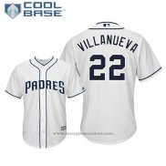 Maglia Baseball Uomo San Diego Padres Christian Villanueva Cool Base Home Bianco