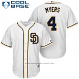 Maglia Baseball Uomo San Diego Padres Wil Myers Bianco Cool Base Giocatore