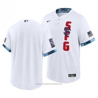 Maglia Baseball Uomo San Francisco Giants 2021 All Star Replica Bianco