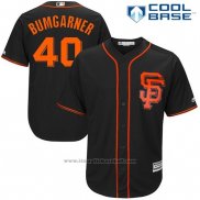 Maglia Baseball Uomo San Francisco Giants 40 Madison Bumgarner Nero 2017 Cool Base