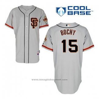 Maglia Baseball Uomo San Francisco Giants Bruce Bochy 15 Grigio Alternato Cool Base