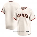 Maglia Baseball Uomo San Francisco Giants Home Limited Crema