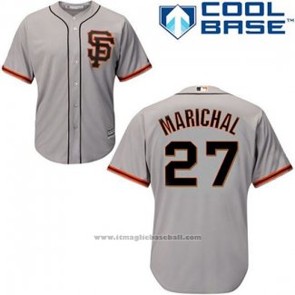 Maglia Baseball Uomo San Francisco Giants Juan Marichal Grigio Cool Base