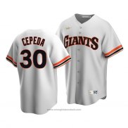 Maglia Baseball Uomo San Francisco Giants Orlando Cepeda Cooperstown Collection Primera Bianco