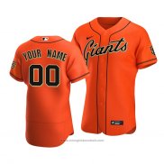 Maglia Baseball Uomo San Francisco Giants Personalizzate Autentico Alternato 2020 Arancione