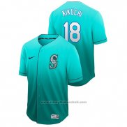 Maglia Baseball Uomo Seattle Mariners Yusei Kikuchi Fade Autentico Verde