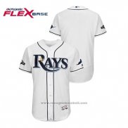 Maglia Baseball Uomo Tampa Bay Rays 2019 Postseason Flex Base Bianco