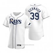 Maglia Baseball Uomo Tampa Bay Rays Kevin Kiermaier Autentico Primera Bianco