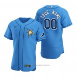 Maglia Baseball Uomo Tampa Bay Rays Personalizzate Autentico Alternato 2020 Blu