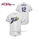 Maglia Baseball Uomo Tampa Bay Rays Wade Boggs Turn Back The Clock Flex Base Bianco