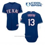 Maglia Baseball Uomo Texas Rangers Jurickson Profar 13 Blu Alternato Cool Base