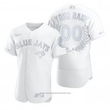 Maglia Baseball Uomo Toronto Blue Jays Personalizzate Awards Collection Bianco