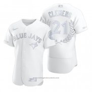Maglia Baseball Uomo Toronto Blue Jays Roger Clemens Awards Collection AL Cy Young Bianco