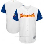 Maglia Baseball Uomo Venezuela Clasico Mundial de Baseball 2017 Personalizzate Bianco