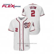 Maglia Baseball Uomo Washington Nationals Adam Eaton Autentico Flex Base Bianco