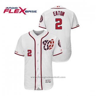 Maglia Baseball Uomo Washington Nationals Adam Eaton Autentico Flex Base Bianco