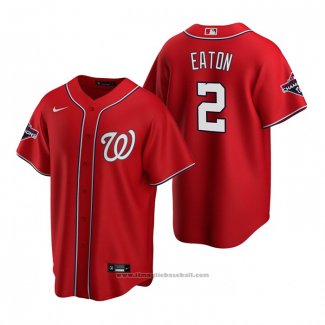 Maglia Baseball Uomo Washington Nationals Adam Eaton Replica Rosso