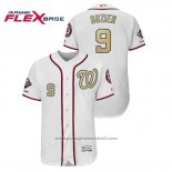 Maglia Baseball Uomo Washington Nationals Brian Dozier 2019 Gold Program Flex Base Bianco