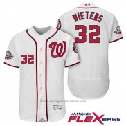 Maglia Baseball Uomo Washington Nationals Matt Wieters Bianco 2018 All Star Home Flex Base