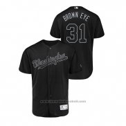 Maglia Baseball Uomo Washington Nationals Max Scherzer 2019 Players Weekend Autentico Nero