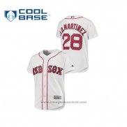 Maglia Baseball Bambino Boston Red Sox J.d. Martinez Replica Primera Bianco