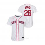 Maglia Baseball Bambino Boston Red Sox Wade Boggs Replica Primera Bianco