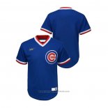 Maglia Baseball Bambino Chicago Cubs Cooperstown Collection Blu
