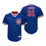 Maglia Baseball Bambino Chicago Cubs Greg Maddux Cooperstown Collection Road Blu