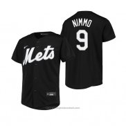 Maglia Baseball Bambino New York Mets Brandon Nimmo Replica Nero