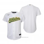 Maglia Baseball Bambino Oakland Athletics Replica Primera Bianco