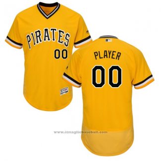 Maglia Baseball Bambino Pittsburgh Pirates Personalizzate Giallo