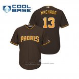 Maglia Baseball Bambino San Diego Padres Manny Machado Cool Base Marrone