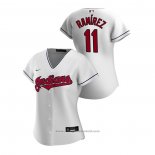 Maglia Baseball Donna Cleveland Indians Jose Ramirez 2020 Replica Home Bianco