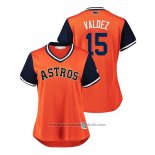 Maglia Baseball Donna Houston Astros Martin Maldonado 2018 LLWS Players Weekend Valdez Orange