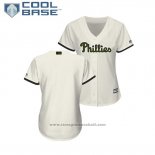 Maglia Baseball Donna Philadelphia Phillies 2018 Memorial Day Cool Base Crema