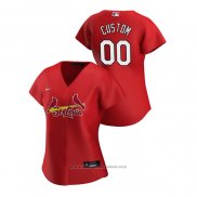 Maglia Baseball Donna St. Louis Cardinals Personalizzate 2020 Replica Alternato Rosso