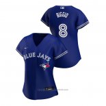 Maglia Baseball Donna Toronto Blue Jays Cavan Biggio 2020 Replica Alternato Blu