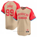 Maglia Baseball Uomo All Star 2024 Aaron Judge American League Limited Crema