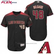 Maglia Baseball Uomo Arizona Diamondbacks 48 Randall Delgado Nero Hispanic Heritage Flex Base