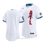 Maglia Baseball Uomo Atlanta Braves 2021 All Star Autentico Bianco